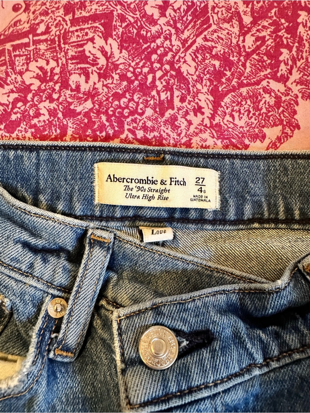 Abercrombie & Fitch Light Blue Straight Leg Jeans